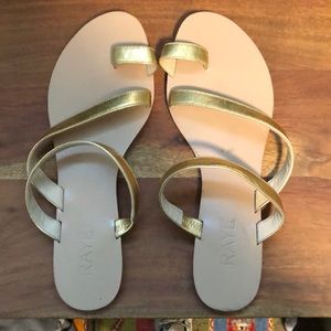 Gold Raye sandals